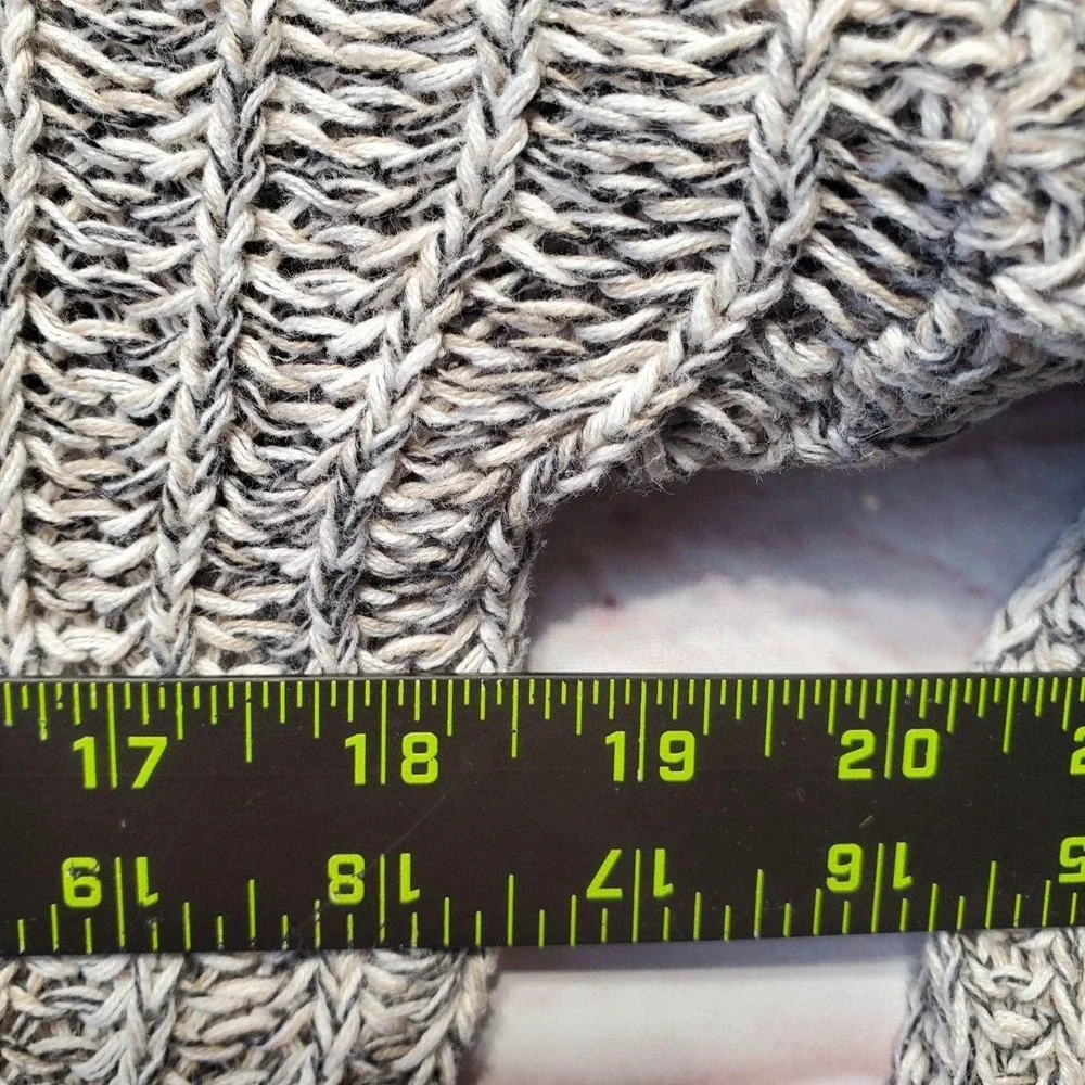 American Eagle Outfitters Cardigan Sweater Womens Small Beige Marled Knit Button